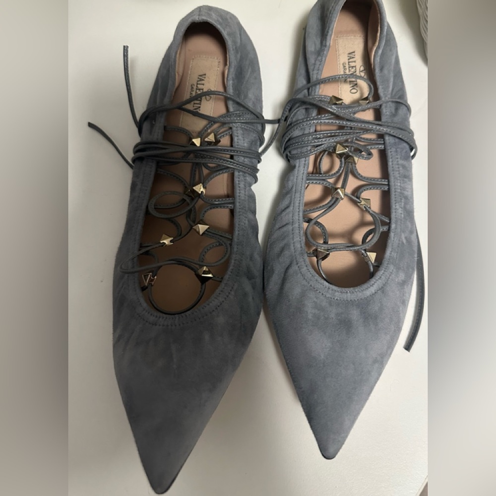 Valentino rockstud Ballet flats - size 38.5 - NEW